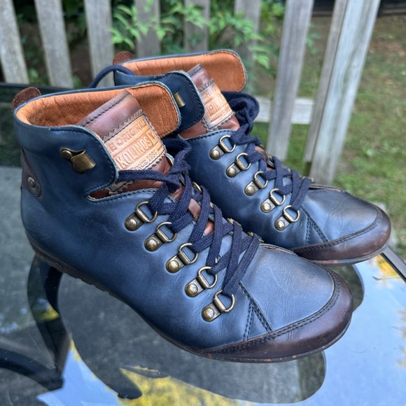 Midnight Blue Pikolinos Boots - Size 37 (6.5 to 7) - Picture 1 of 8